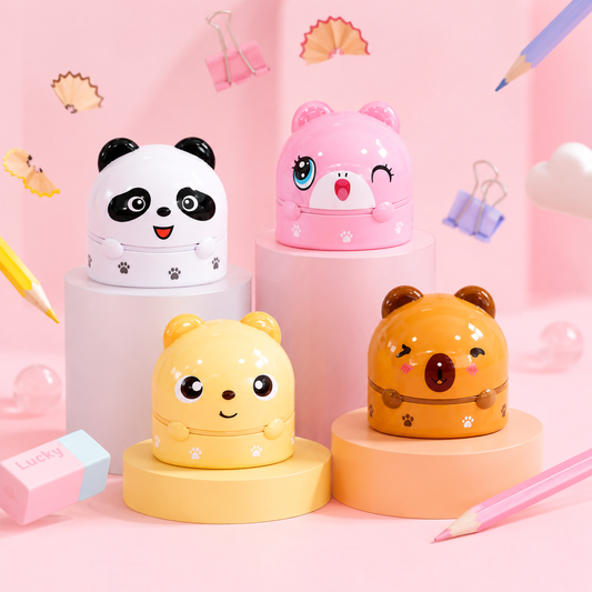 Cute Animal Dual Hole Pencil Sharpener