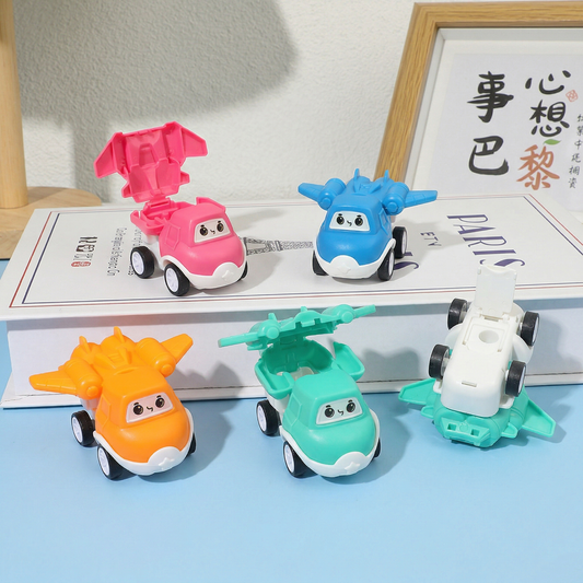 Fun Pull-Back Toy Airplane Pencil Sharpener