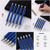 Sleek Matte Finish Corporate: Blue Metal Tic-Tac Pen