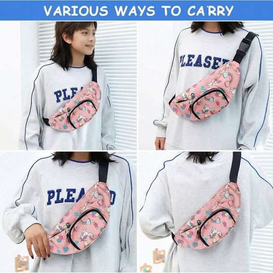 Unicorn Vibrant Crossbody Waist Bag | Bum Bag