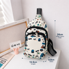 Personalized with Name Sling/Chest Shoulder Bag for kids