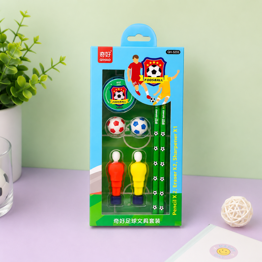 Soccer Stationery Set | Interactive Foosball Game Stationery for Kids