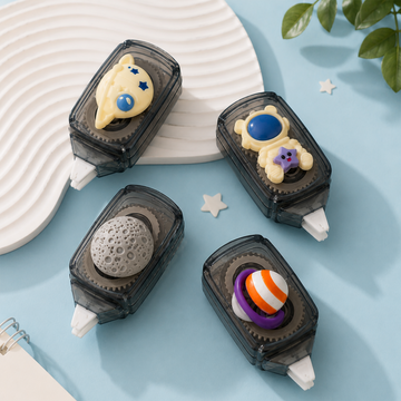 Space-Themed Correction Tape – 6M Smooth PET Film Stationery