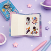 Space Theme Liquid Glitter Shaker Mini Sharing Book for Kids
