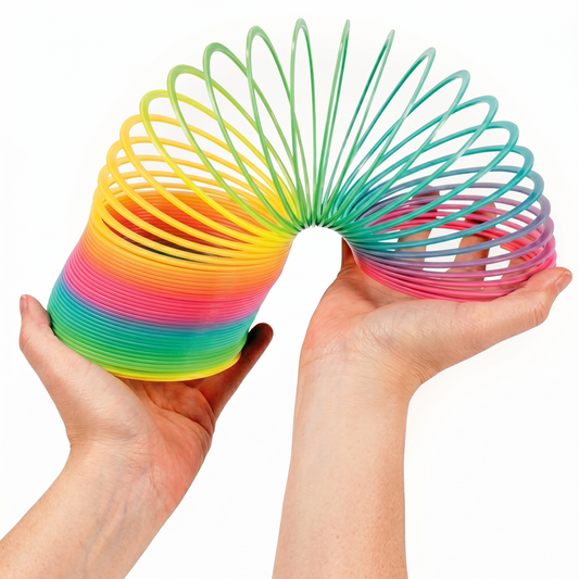Colorful Magic Rainbow Spring Toy for Kids | Classic Bouncy Coil