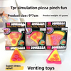 Squeezza Pizza Slice Squisy Toy | Squeezy Cheesy Stress Relief Fidget