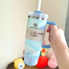 Marble-Inspired Stanley 40 oz Quencher H2.0 | Perfect for Work & Outdoors