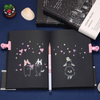 Starry Sky Black Page Notebook | Celestial Aesthetic Sketchbook & Journal