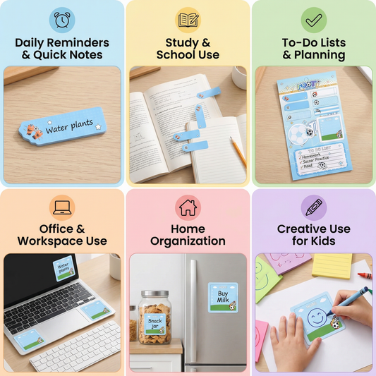 Football Sticky Notes