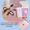Cartoon Kitten Mini Fan | Big Wind, Rechargeable & Handy