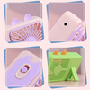 Cartoon Kitten Mini Fan | Big Wind, Rechargeable & Handy