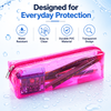 Transparent Neon Pencil Pouch