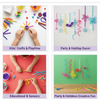 100 Pcs Multicolored Pipe Cleaners Set - Flexible Chenille Stems for DIY Arts & Crafts