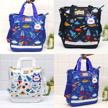 High-Quality Space Theme Multipurpose Large Capacity Shoulder Bag