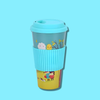 Bamboo Fiber Coffee Mug | Silicone Lid & Sleeve - 400ml