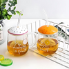 Fruit Transparent Glass Mug