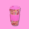 Bamboo Fiber Coffee Mug | Silicone Lid & Sleeve - 400ml