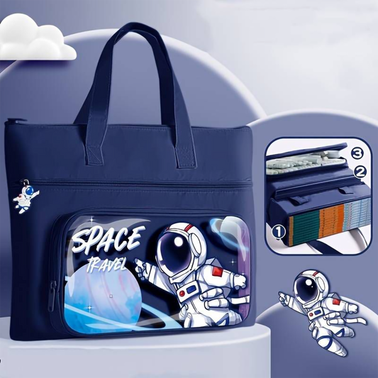 Multi-Purpose Space Travel Tuition Handbag / Student Tote Bag