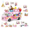 Ice Cream Car – 623 Pieces Food Truck Playset