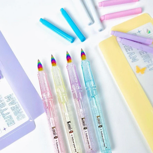 Dreamy Rainbow Nib Fountain Pen 🌈 | Smooth, Stylish, Soothing