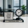 Elite Desk Companion – Personalized Clock Pen Stand