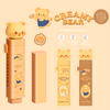 Creamy Bear Push Pull Sliding Eraser