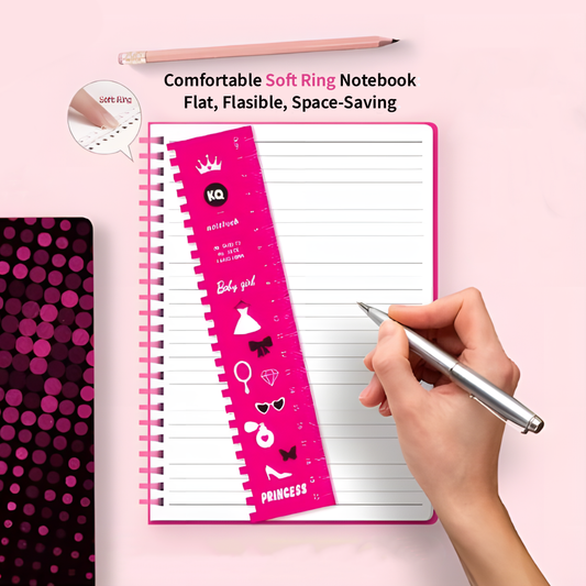 Stylish soft cover spiral notebook for kids