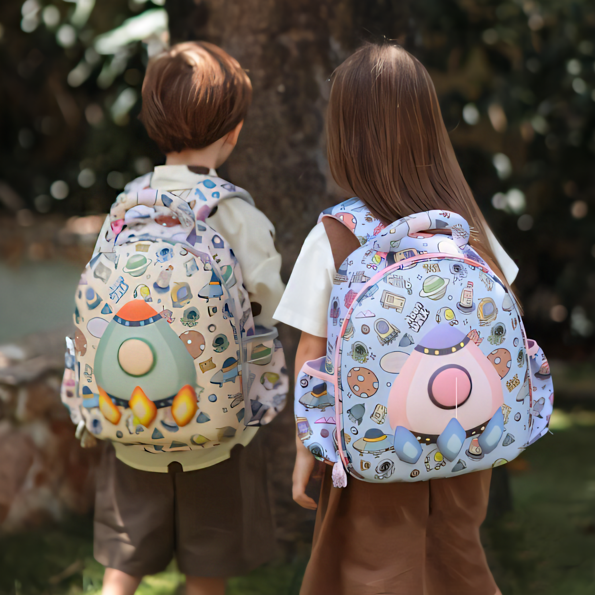 Cute 3D Rocket Romp Kids School Bag Giftoo Cute 3D Rocket Romp Kids School Bag Giftoo
