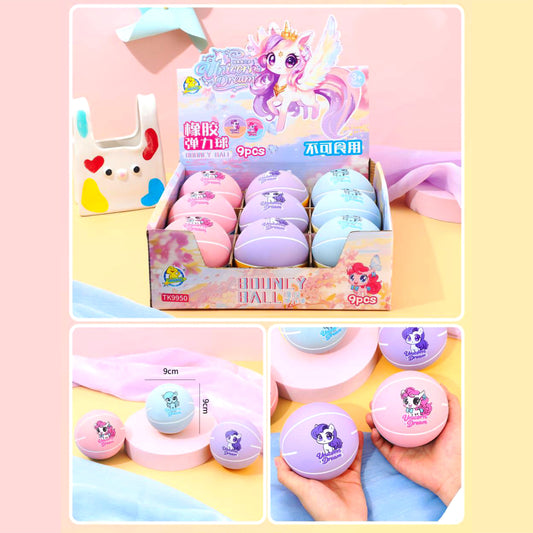 High-Bounce Unicorn Bouncy Ball