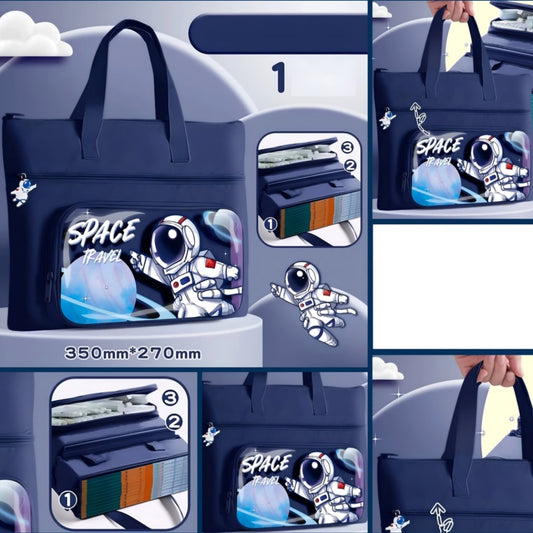 Multi-Purpose Space Travel Tuition Handbag / Student Tote Bag