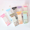 Artistic Grid Pattern Sticky Notes | 14x5cm Aesthetic Pastel Memo Pad