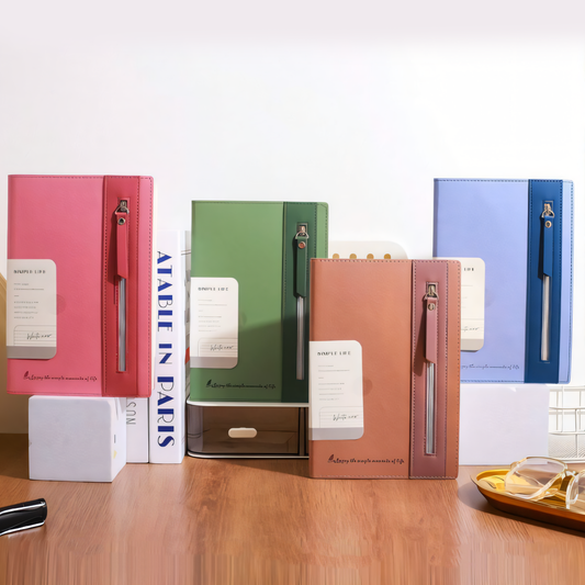 Simple Life Ruled Journal with Pen Pouch