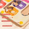 Wooden Magnetic Bead Color & Number Matching Maze | Educational Developmental Toy for Kids
