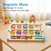 Wooden Magnetic Bead Color & Number Matching Maze | Educational Developmental Toy for Kids