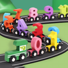 Wooden Magnetic Number Train Toy