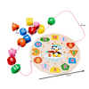 Wooden Shape Sorting Puzzle Clock