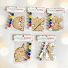 DIY Wooden Painting Kit –  Mini Art Set with Paints & Brush