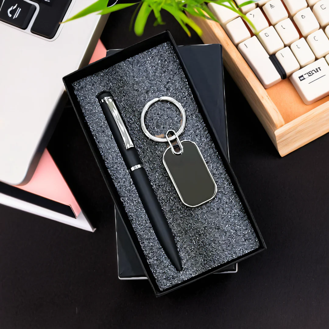 Personalized Pen & Keychain Set - Corporate Gift – Giftoo