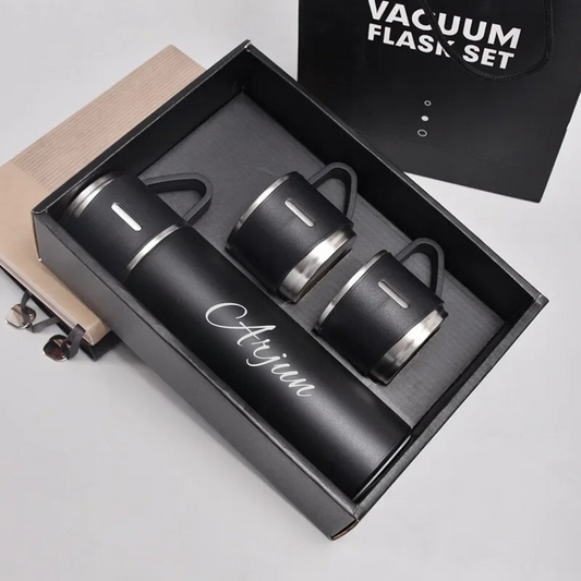 Stainless Steel Vacuum Flask Gift Set