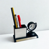 Elite Desk Companion – Personalized Clock Pen Stand