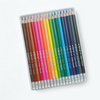 18-Color Pack of Erasable Color Pencils with Built-in Eraser