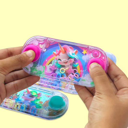 Pocket-Sized Unicorn Water Ring Toss Game