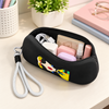 Chic Cartoon Character Silicone Travel Pouch