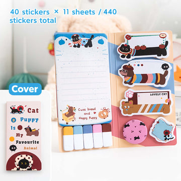 Paw-some Pals Sticky Notes