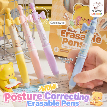 Bow-Tie Cuties Erasable Pen Set of 4