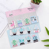 Cactus & Flamingo Magnetic Bookmarks Set of 4Pcs
