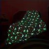 Ultra-Soft Kids Plush Magic Glow in the Dark Blanket