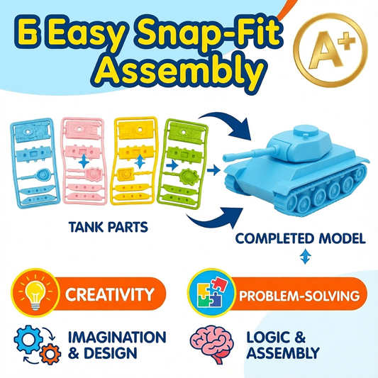 DIY Tank War Series Assembly Erasers