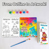 Kids DIY Watercolor Painting Card Kit