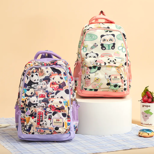 Adorable Panda Large Capacity Kids School Bag